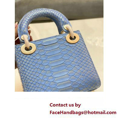 Lady Dior Python leather Mini Bag 09 2023