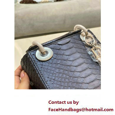 Lady Dior Python leather Mini Bag 13 2023