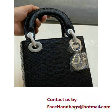 Lady Dior Python leather Mini Bag 15 2023