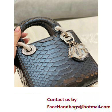 Lady Dior Python leather Mini Bag 20 2023