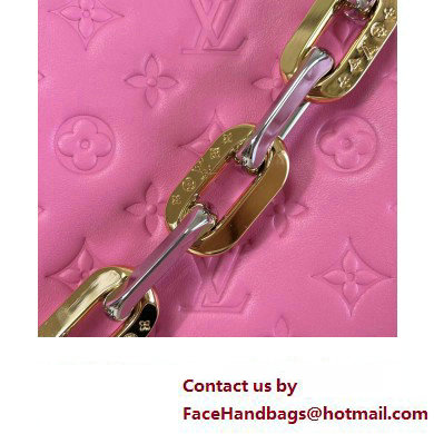 Louis Vuitton Coussin PM Bag M22395 Rose Bonbon Pink 2023