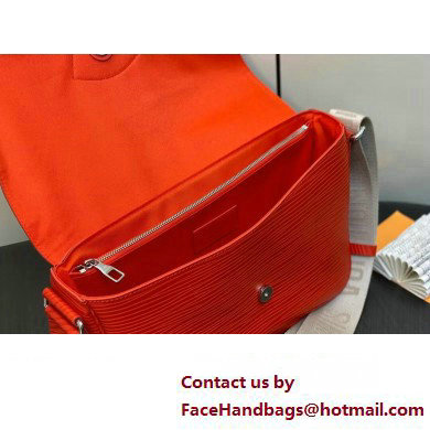 Louis Vuitton Epi Calf leather Montsouris Messenger Bag M23097 Orange 2023