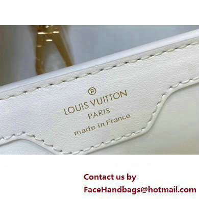 Louis Vuitton LV Broderie Anglaise Capucines BB Bag M20742 White 2023