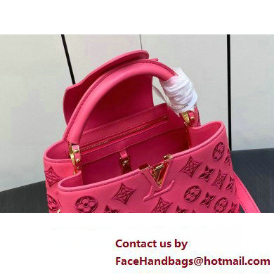 Louis Vuitton LV Broderie Anglaise Capucines BB Bag M22922 Pink 2023