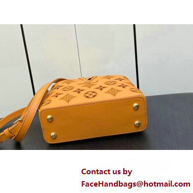 Louis Vuitton LV Broderie Anglaise Capucines Mini Bag M22863 Saffron Yellow 2023