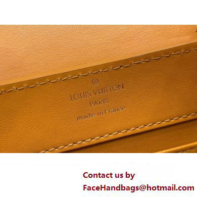 Louis Vuitton LV Broderie Anglaise Capucines Mini Bag M22863 Saffron Yellow 2023