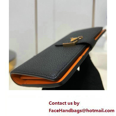 Louis Vuitton LV Vertical Wallet M81330 Black 2023