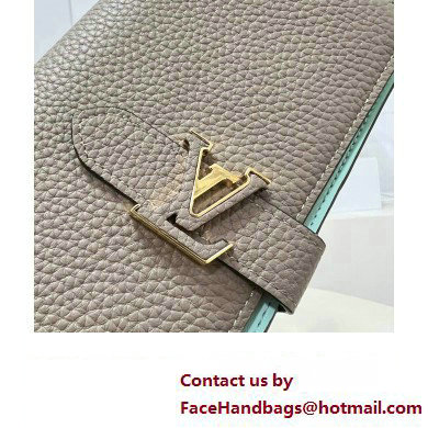 Louis Vuitton LV Vertical Wallet M81367 Galet Gray 2023