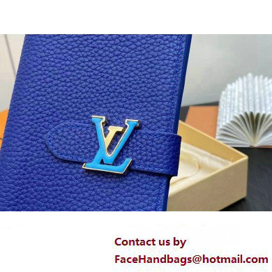 Louis Vuitton LV Vertical Wallet M82441 Blue 2023