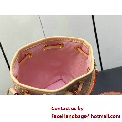 Louis Vuitton Monoglam canvas Nano Noe Bag M82427 Rose Pink 2023