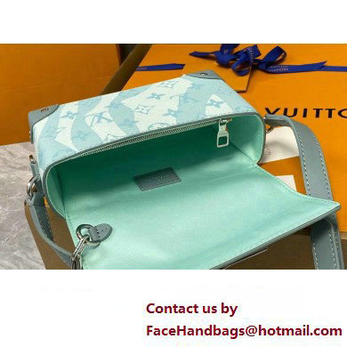 Louis Vuitton Monogram Aquagarden canvas Steamer Wearable Wallet Bag M22637 Crystal Blue 2023