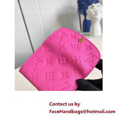 Louis Vuitton Monogram Empreinte Rosalie Coin Purse M82485 Lollipop Pink 2023