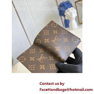 Louis Vuitton Monogram canvas Lisa Wallet M82381 Tonic Orange 2023 - Click Image to Close