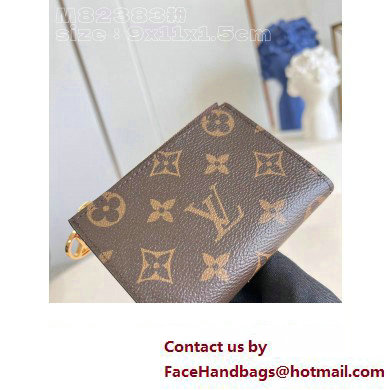 Louis Vuitton Monogram canvas Lisa Wallet M82383 Lollipop Pink 2023