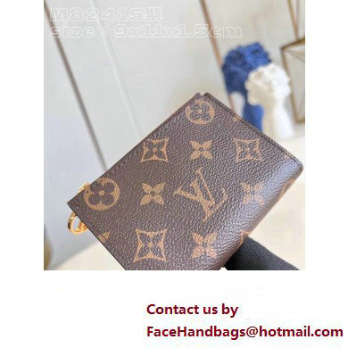 Louis Vuitton Monogram canvas Lisa Wallet M82415 Iris Purple 2023