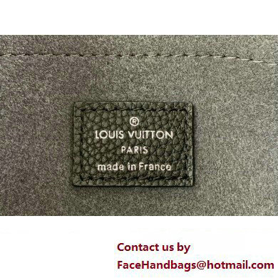 Louis Vuitton Perforated Mahina calfskin Baia PM Bag M22819 Black 2023