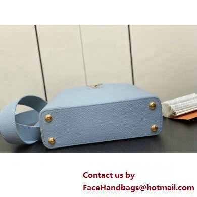 Louis Vuitton Taurillon leather Capucines BB Bag M21166 Olympe Blue 2023