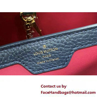 Louis Vuitton Taurillon leather Capucines BB Bag N83103 Blue 2023