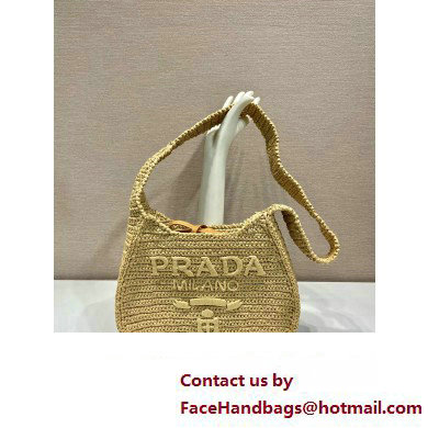 PRADA Crochet tote bag BEIGE 1BC186 2023