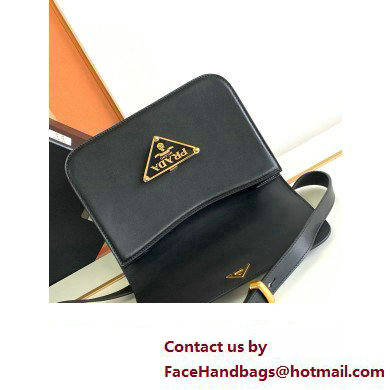 Prada Embleme leather bag 1BD340 BLACK 2023