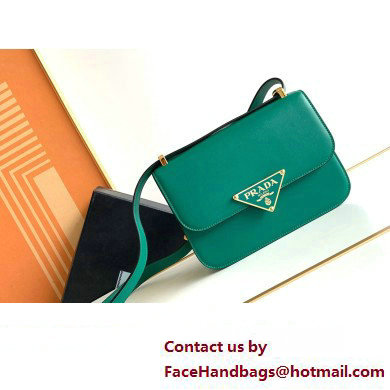 Prada Embleme leather bag 1BD340 GREEN 2023