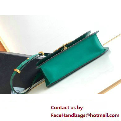 Prada Embleme leather bag 1BD340 GREEN 2023