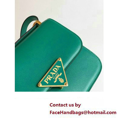 Prada Embleme leather bag 1BD340 GREEN 2023