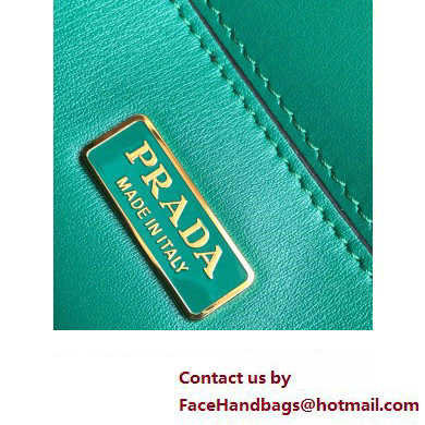 Prada Embleme leather bag 1BD340 GREEN 2023