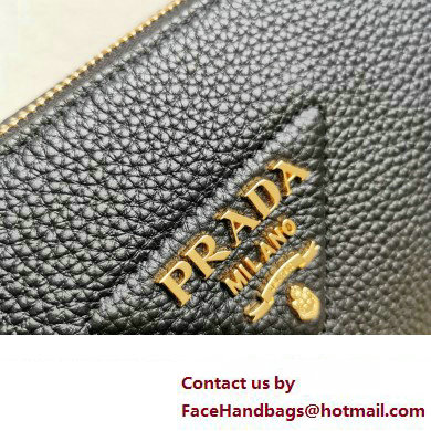 Prada Leather shoulder bag 1BH194 Black 2023