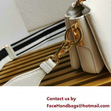 Prada Leather shoulder bag 1BH194 White 2023