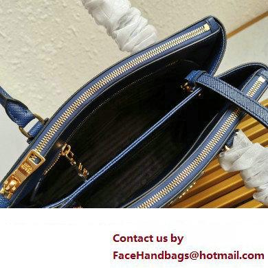 Prada Medium Galleria Saffiano leather bag 1ba232 Blue 2023