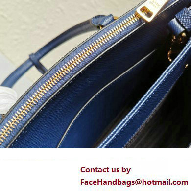 Prada Medium Galleria Saffiano leather bag 1ba232 Blue 2023