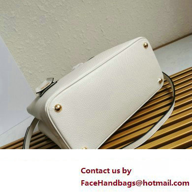 Prada Medium Galleria Saffiano leather bag 1ba232 White 2023