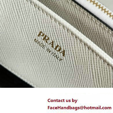 Prada Medium Galleria Saffiano leather bag 1ba232 White 2023