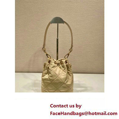 Prada Re-Edition 1995 Chaine Re-Nylon shoulder bag 1BH038 Beige 2023