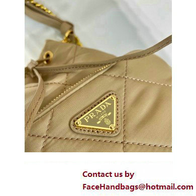 Prada Re-Edition 1995 Chaine Re-Nylon shoulder bag 1BH038 Beige 2023