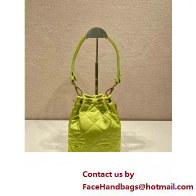 Prada Re-Edition 1995 Chaine Re-Nylon shoulder bag 1BH038 Green 2023