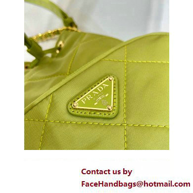 Prada Re-Edition 1995 Chaine Re-Nylon shoulder bag 1BH038 Green 2023