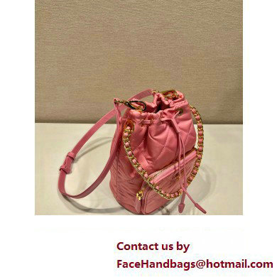 Prada Re-Edition 1995 Chaine Re-Nylon shoulder bag 1BH038 Pink 2023