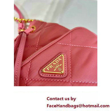 Prada Re-Edition 1995 Chaine Re-Nylon shoulder bag 1BH038 Pink 2023