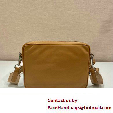 Prada Re-Nylon and Saffiano leather shoulder bag 2VH133 beige 2023