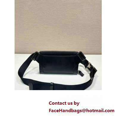 Prada Saffiano leather belt bag 2VH156 black 2023