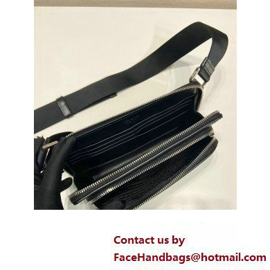 Prada Saffiano leather belt bag 2VH156 black 2023