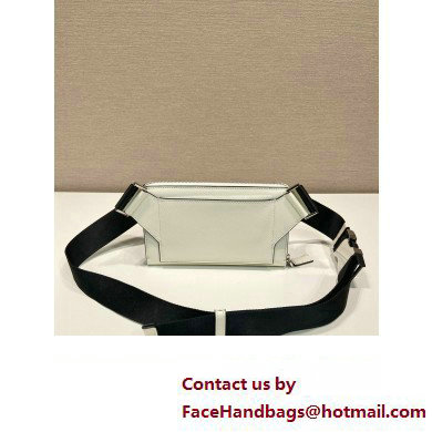 Prada Saffiano leather belt bag 2VH156 white 2023