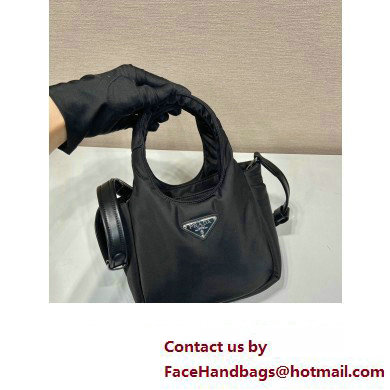 Prada Small padded Re-Nylon tote bag 1BA359 Black 2023