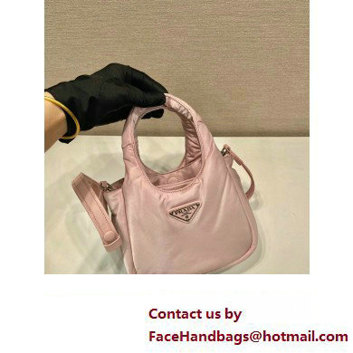 Prada Small padded Re-Nylon tote bag 1BA359 Pink 2023