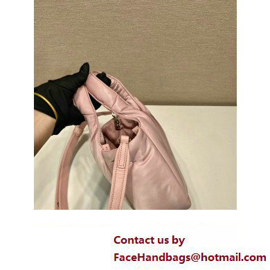 Prada Small padded Re-Nylon tote bag 1BA359 Pink 2023