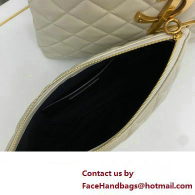 Saint Laurent icare maxi shopping bag in quilted lambskin 698652 Creamy