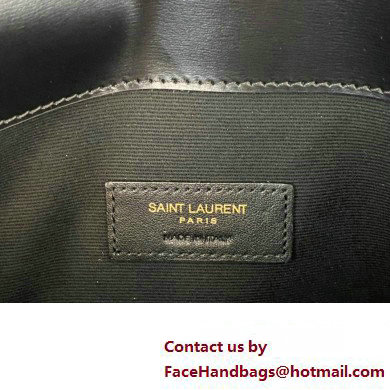 Saint Laurent uptown pouch in Smooth leather 565739 Black