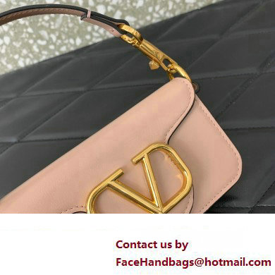 Valentino Loco micro Bag In Calfskin Leather With Chain 416 Nude 2023